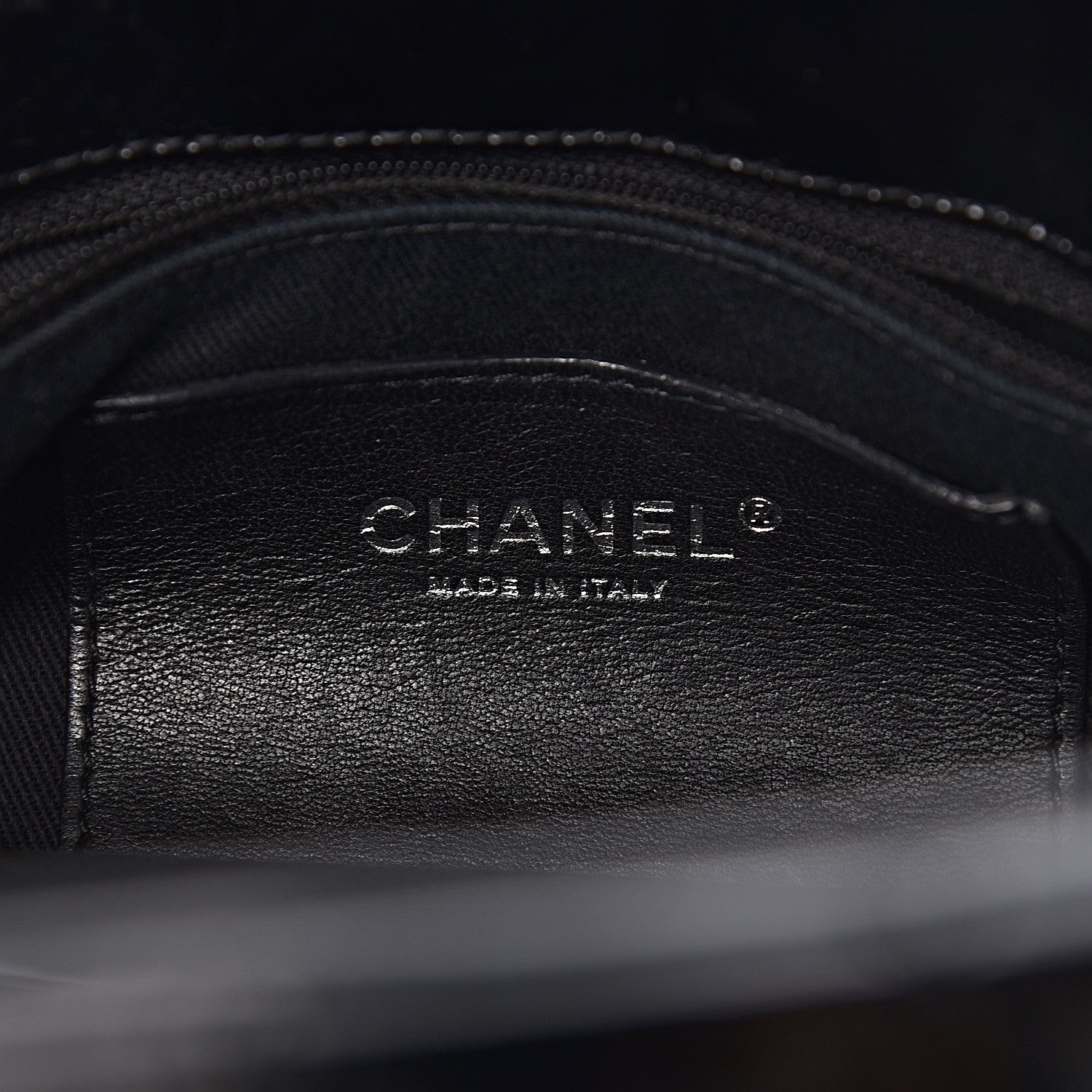 Chanel Patent Quilted Medium Just Mademoiselle Black 6 of 12