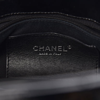 Chanel Patent Quilted Medium Just Mademoiselle Black 6 of 12