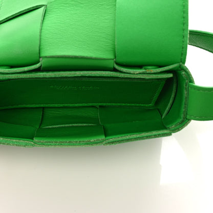 Bottega Veneta Lambskin Maxi Intrecciato Extra Mini Cassette Crossbody Bag Parakeet 5 of 10
