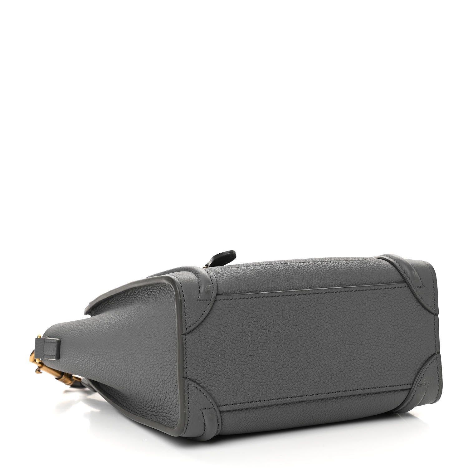 Celine Baby Drummed Calfskin Nano Luggage Kohl 4 of 11