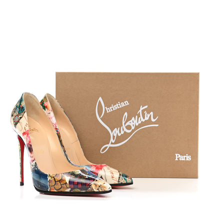 Christian Louboutin Patent Trash Pigalle Follies 100 Pumps 36.5 Multicolor 10 of 10