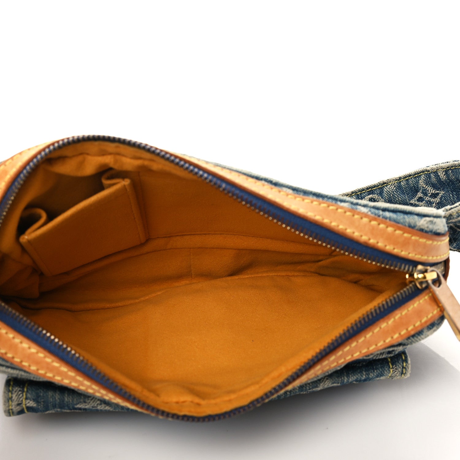 Louis Vuitton Monogram Denim Bum Bag Blue 4 of 5