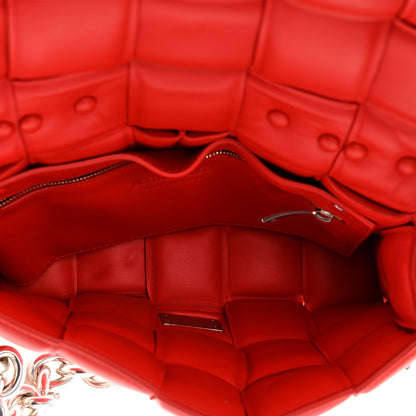 Bottega Veneta Lambskin Maxi Intreccio Padded Chain Cassette Crossbody Bag Nail Polish 5 of 9