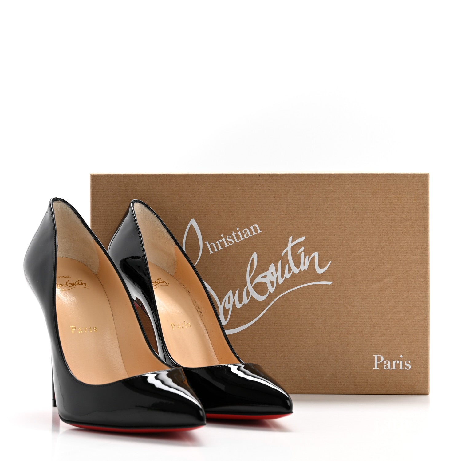 Christian Louboutin Patent Pigalle Follies 100 Pumps 37 Black 8 of 8