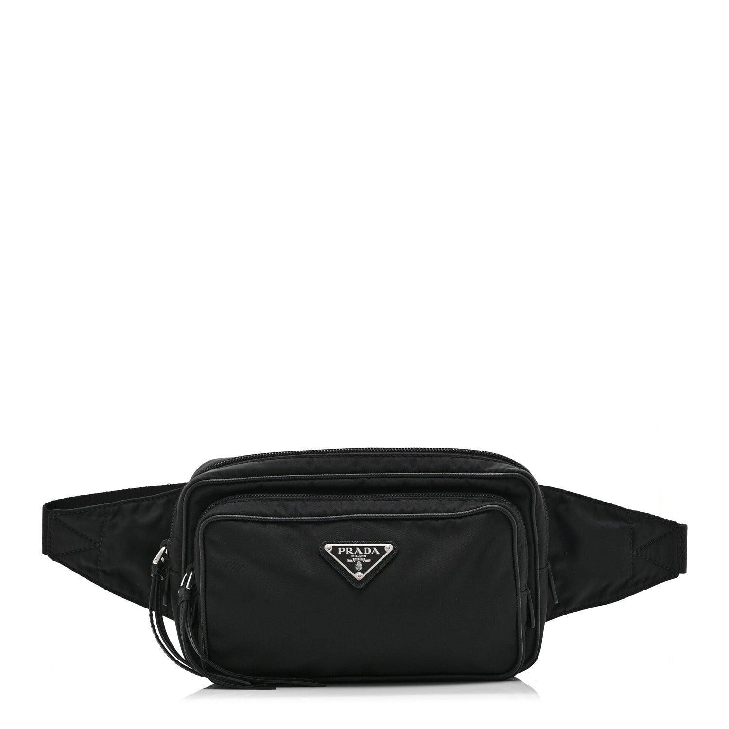 Prada Re-Nylon Saffiano Belt Bag L Black 1 of 11