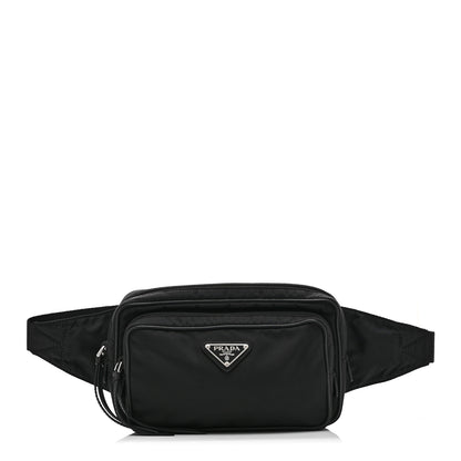 Prada Re-Nylon Saffiano Belt Bag L Black 1 of 11