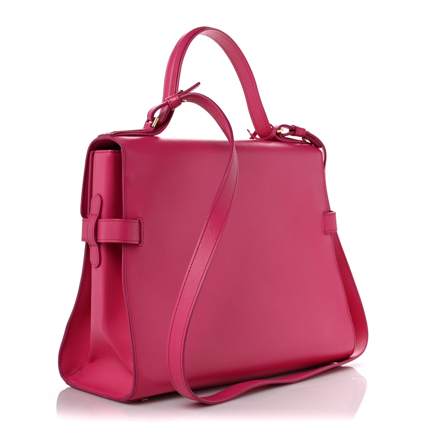 Calfskin GM Tempete Satchel Fuchsia