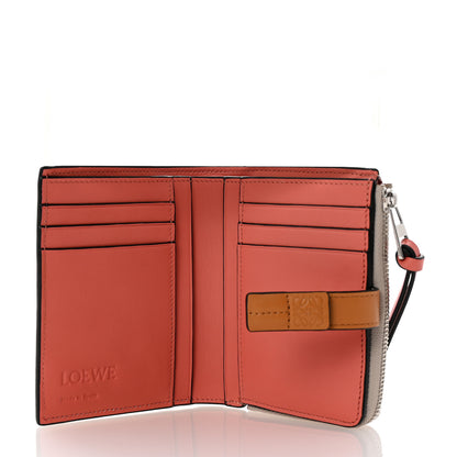 Loewe Grained Calfskin Compact Wallet Light Oat 5 of 7
