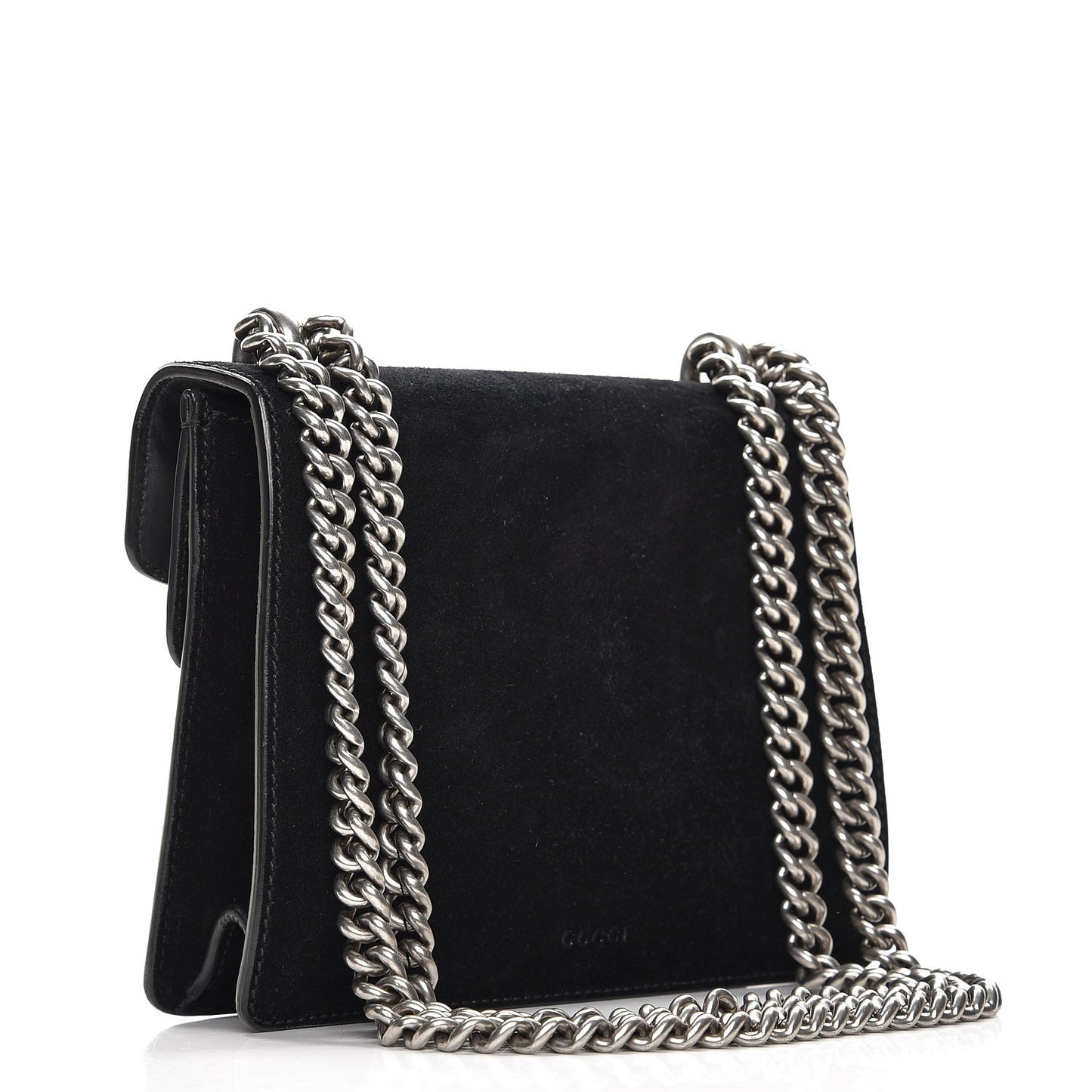 Suede Mini Dionysus Shoulder Bag Black