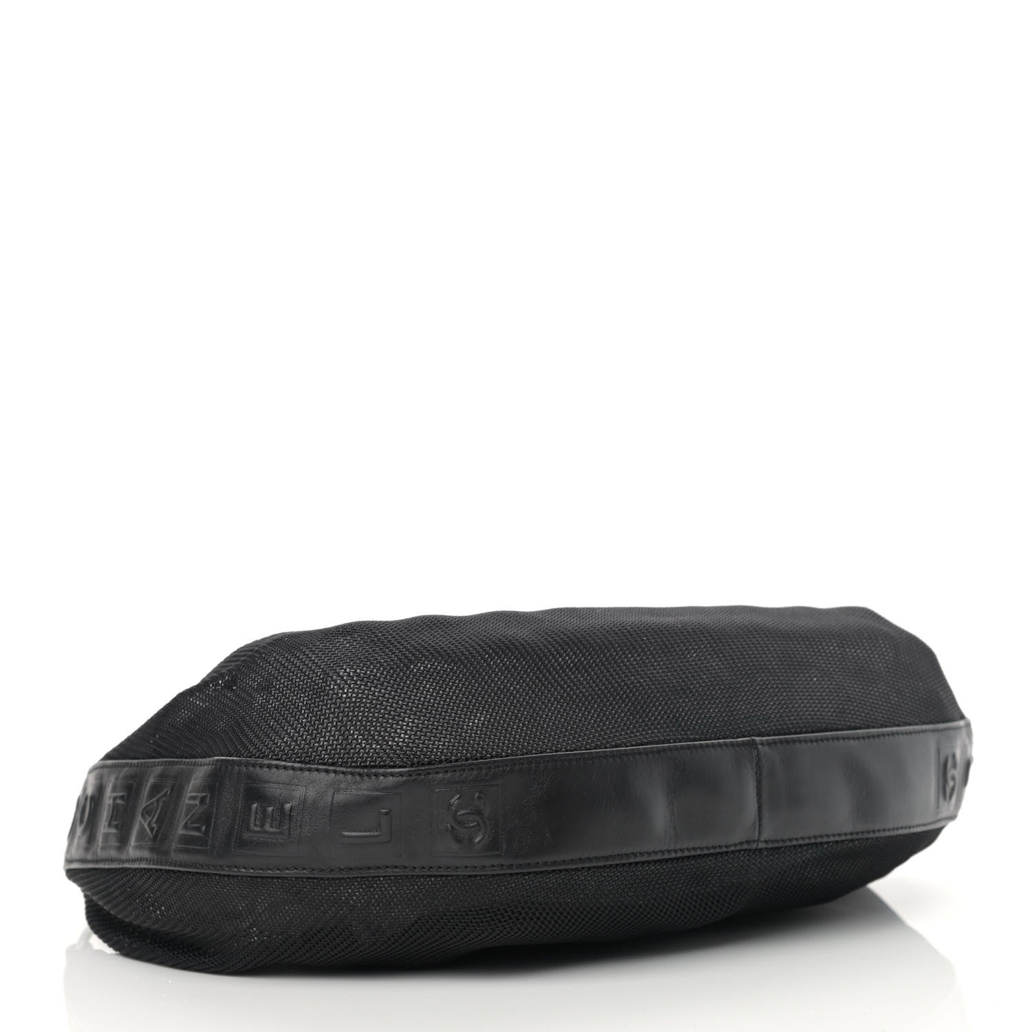 Chanel Mesh Calfskin Sport Tassel Hobo Black 5 of 13