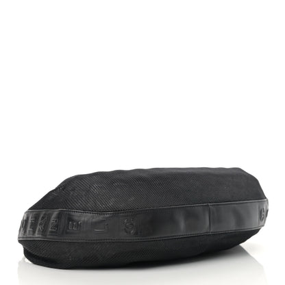 Chanel Mesh Calfskin Sport Tassel Hobo Black 5 of 13