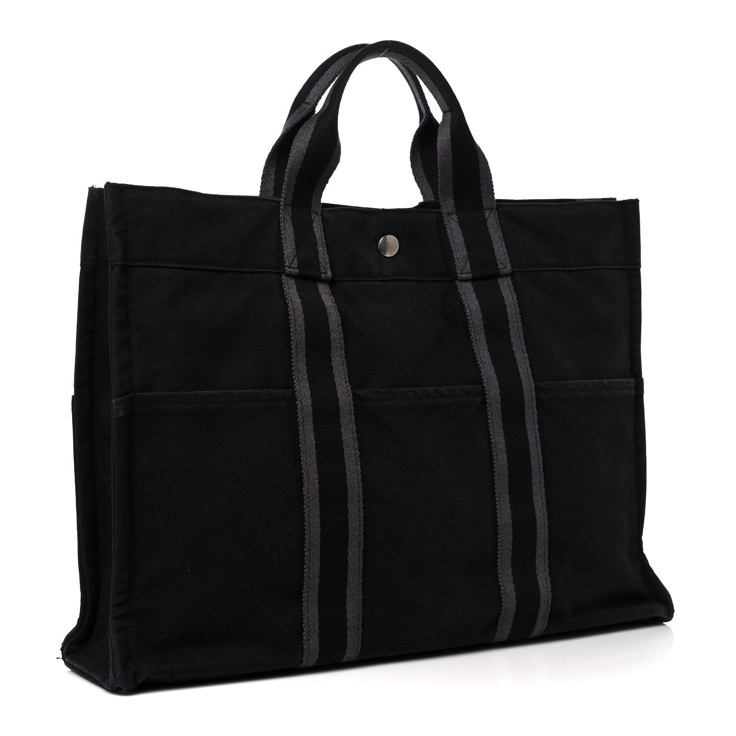 Hermes Canvas Fourre Tout MM Black 3 of 14