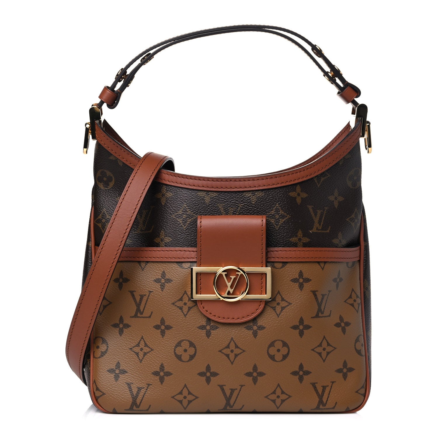 Louis Vuitton Reverse Monogram Dauphine Hobo PM 1 of 14