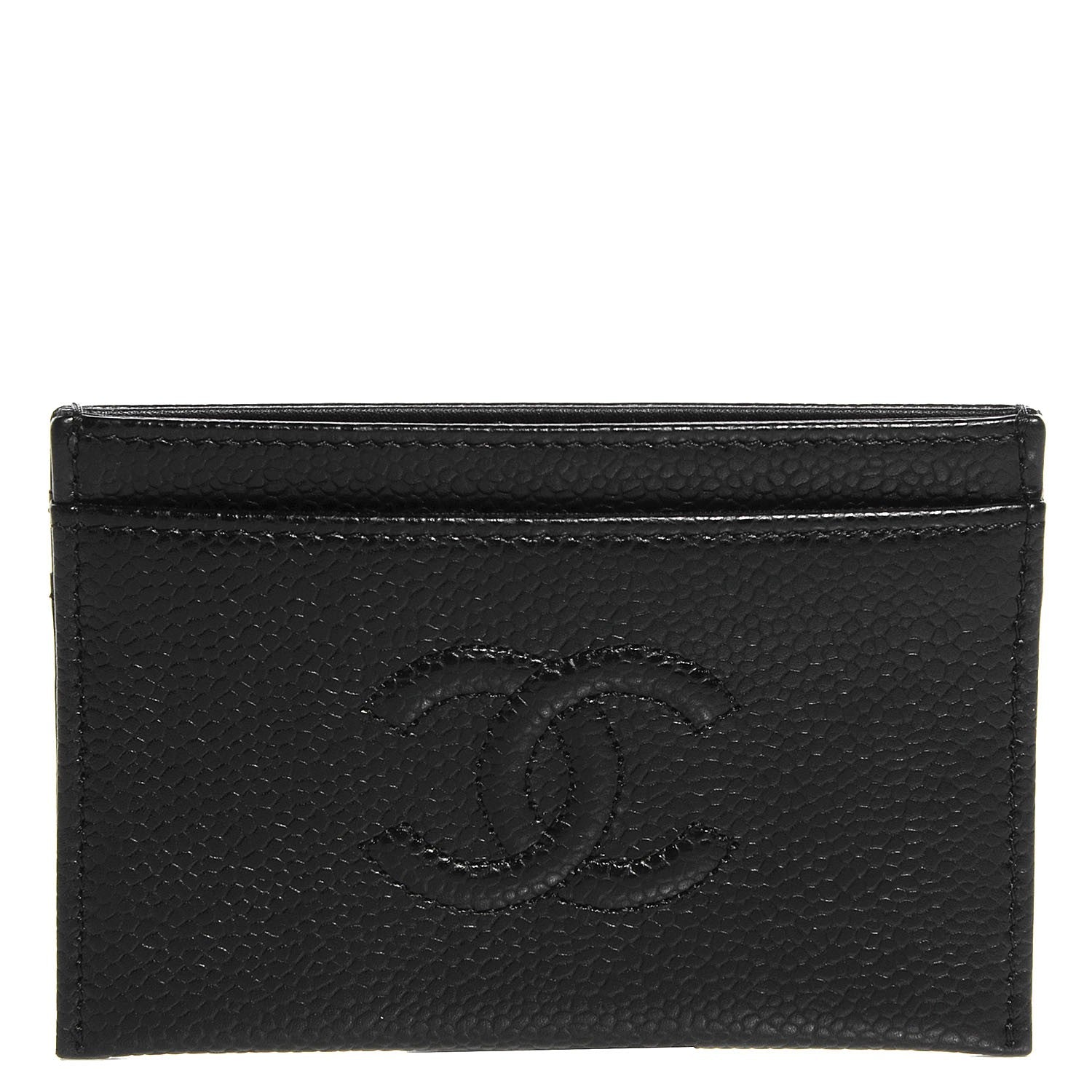 Chanel Caviar Timeless CC Card Holder Black 1 of 7