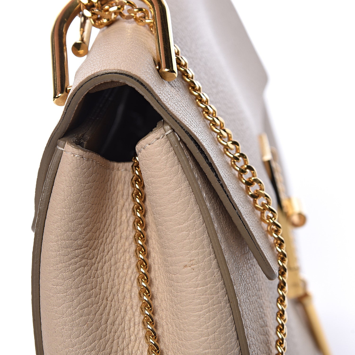 Chloe Grained Lambskin Drew Shoulder Bag Biscotti Beige 17 of 17