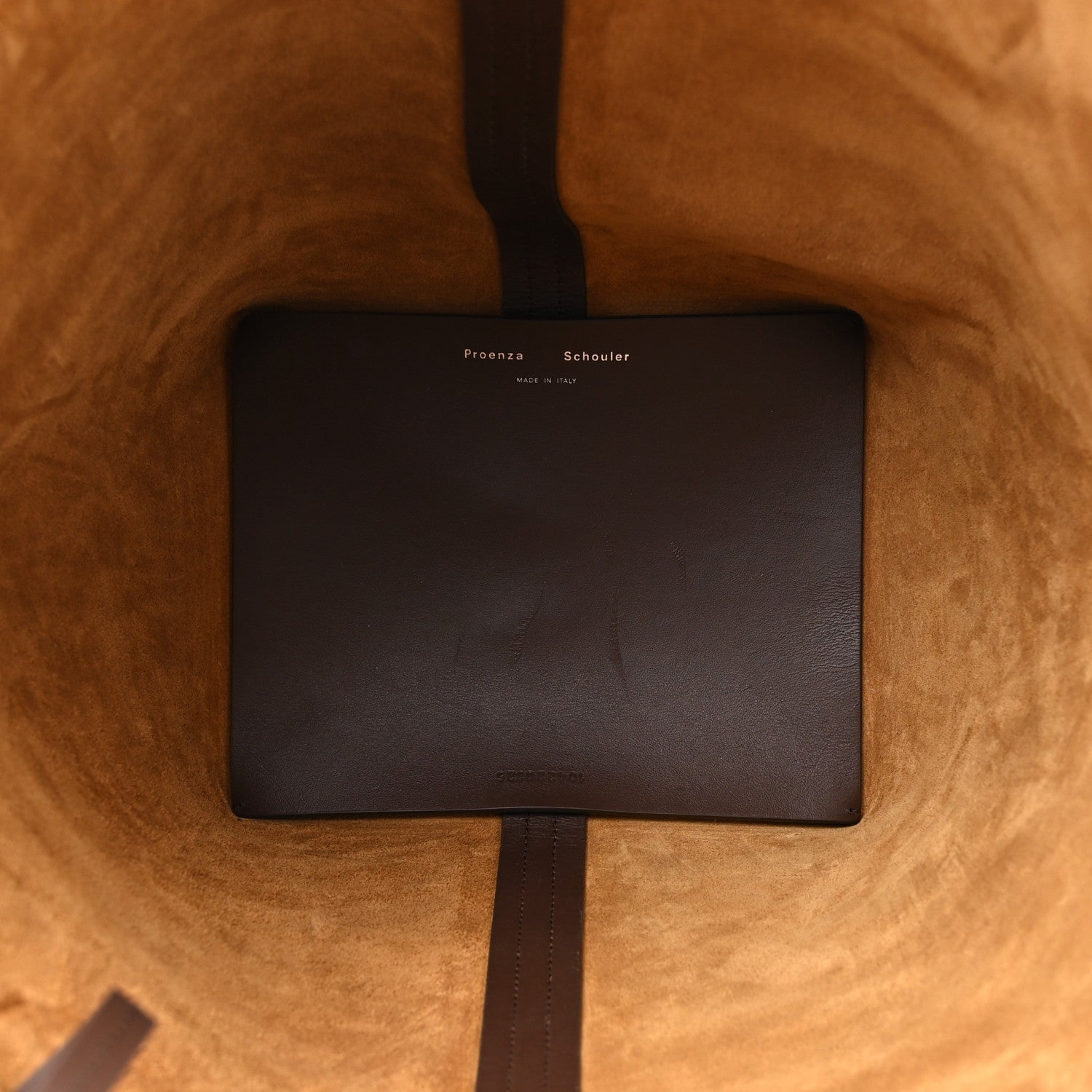 Proenza Schouler Suede Large Chelsea Tote Chocolate 5 of 11