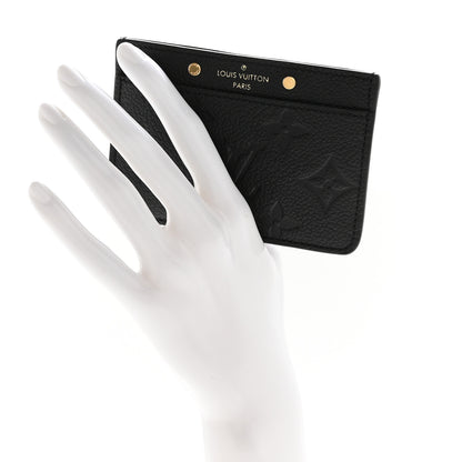 Louis Vuitton Empreinte Card Holder Black 2 of 6