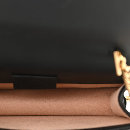 Gucci Velvet GG Monogram Super Mini Sylvie Chain Shoulder Bag Brown 5 of 10