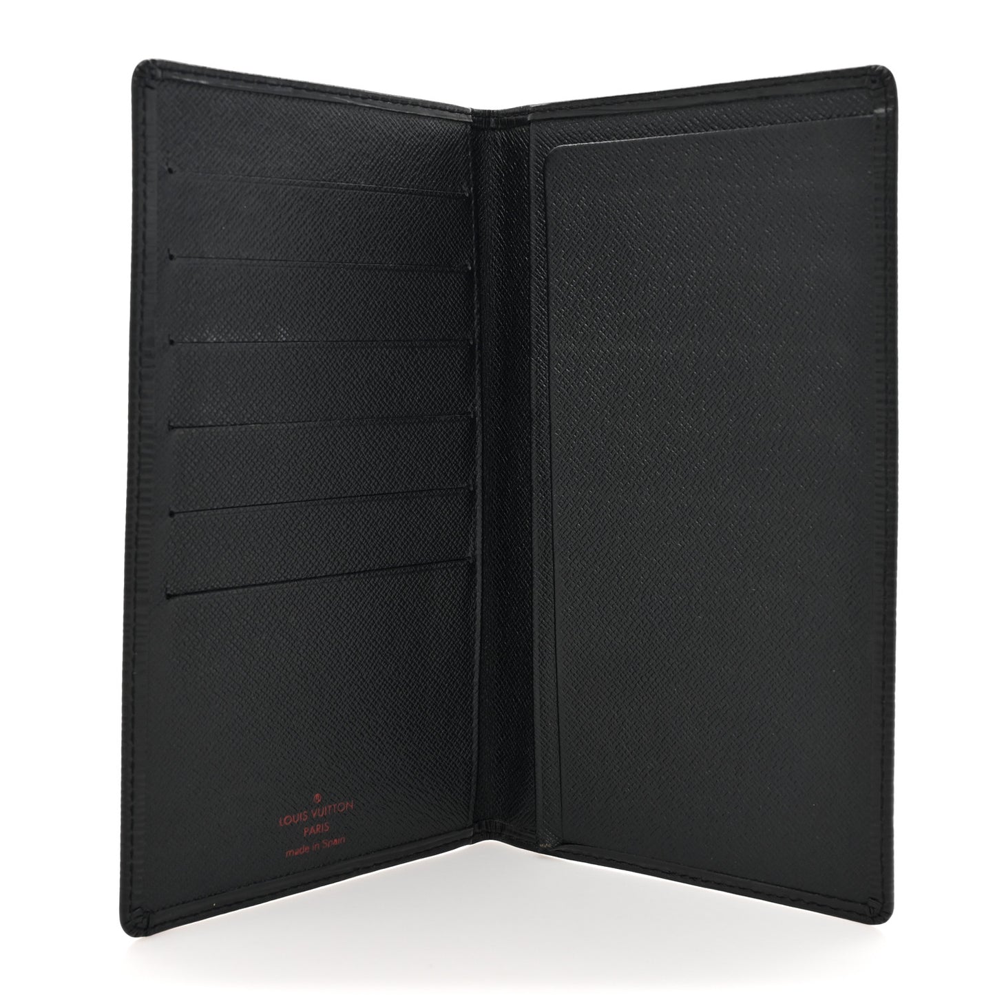 Epi Checkbook Organizer Wallet Black