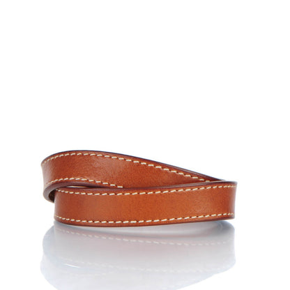 Hermes Barenia Kelly Double Tour Bracelet S Fauve 3 of 7