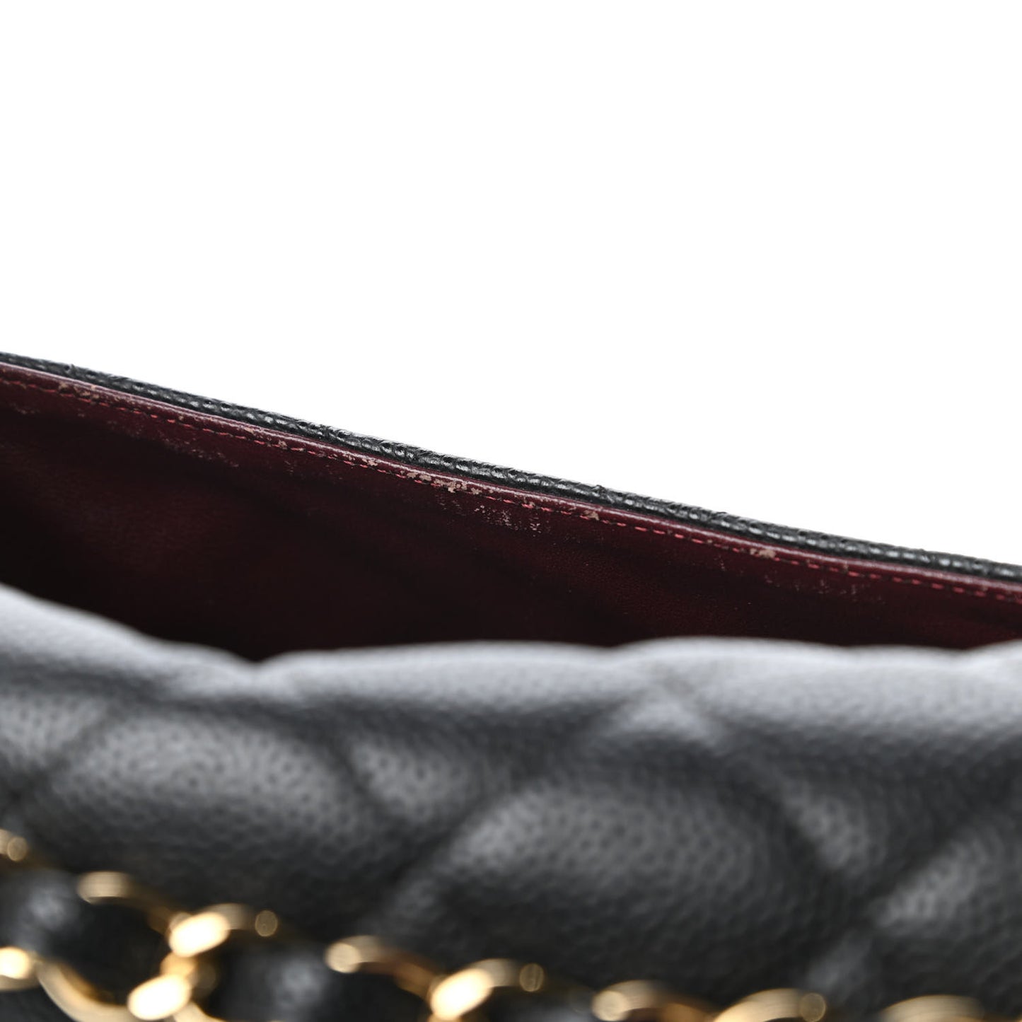 Caviar Quilted Maxi Double Flap Black
