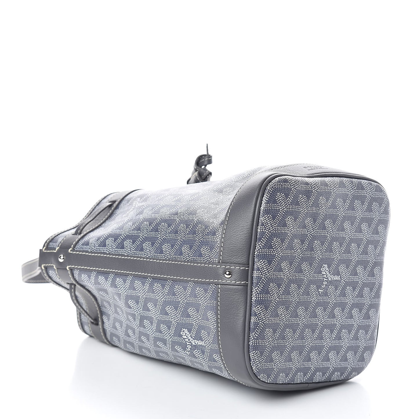 Goyardine Petit Flot Bucket Bag PM Grey