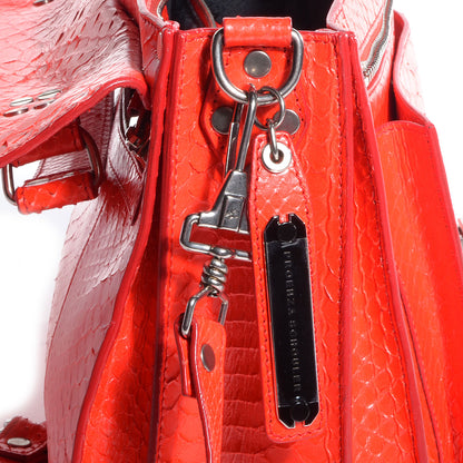Proenza Schouler Python PS1 Medium Satchel Lipstick Red 12 of 12