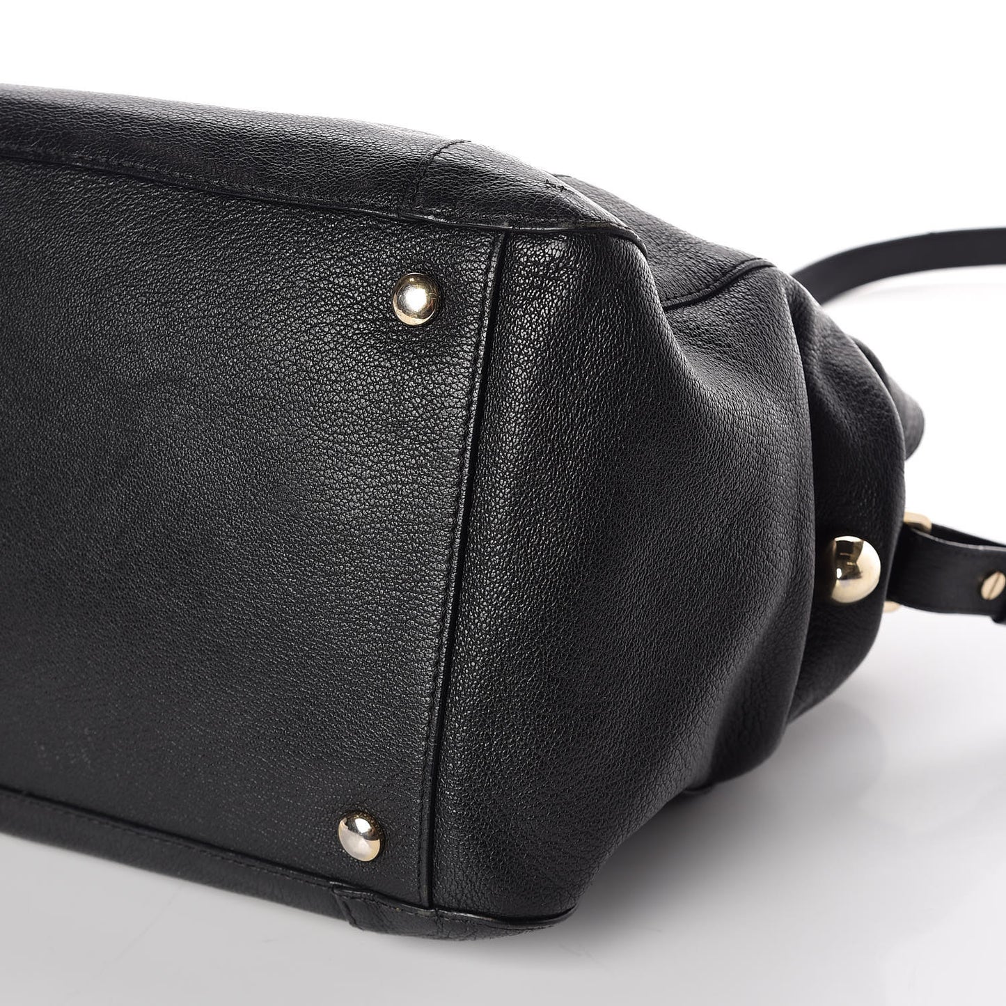 Calfskin Small Bridget Satchel Black