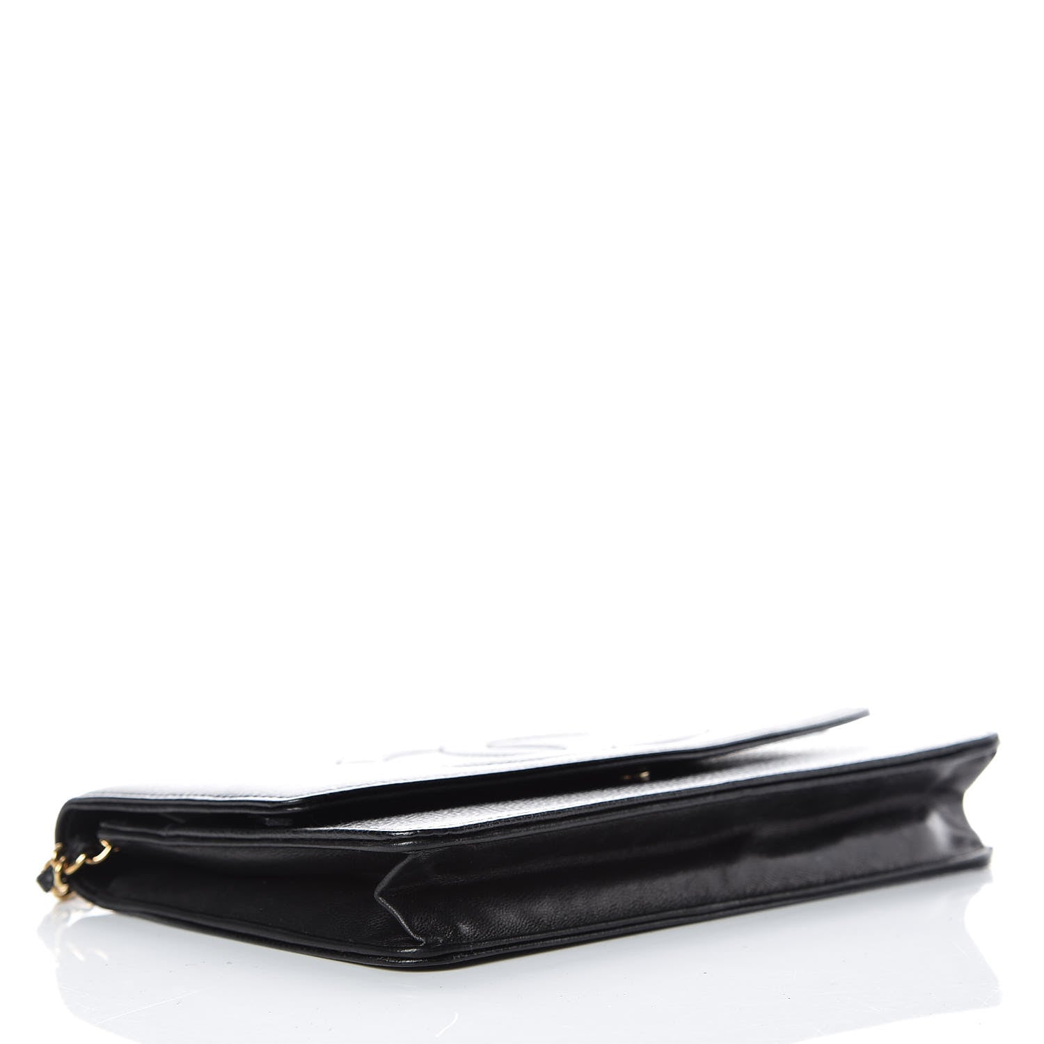 Chanel Caviar Timeless CC Wallet On Chain WOC Black 4 of 10