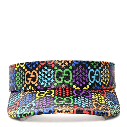 Gucci GG Supreme Monogram Psychedelic Izzy Visor M Black Multicolor 2 of 7