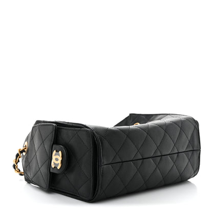 Chanel Caviar Quilted Mini Chanel 25 Handbag Black 4 of 10