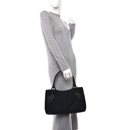 Gucci Monogram Shoulder Bag Black 2 of 12