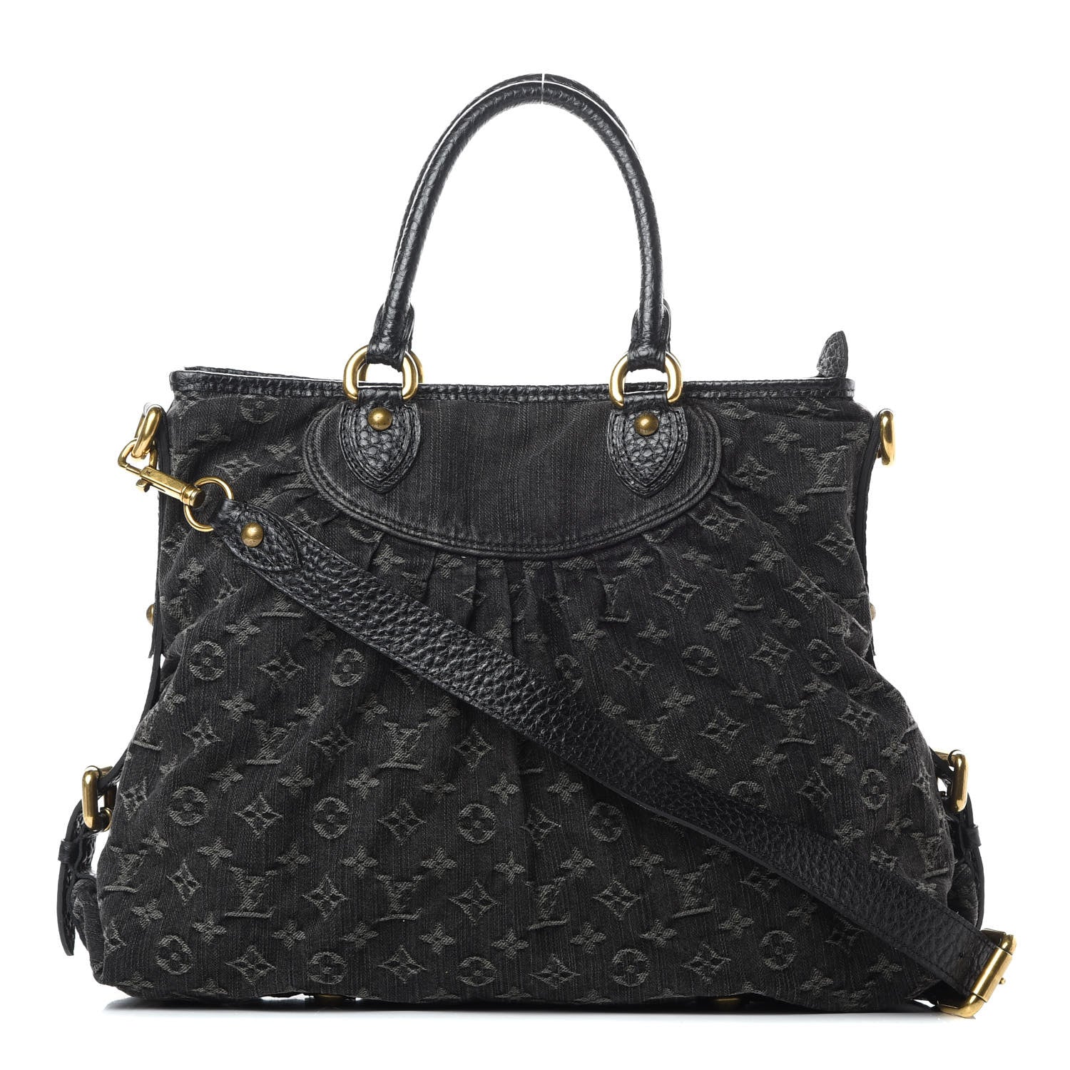 Louis Vuitton Denim Neo Cabby GM Black 1 of 12