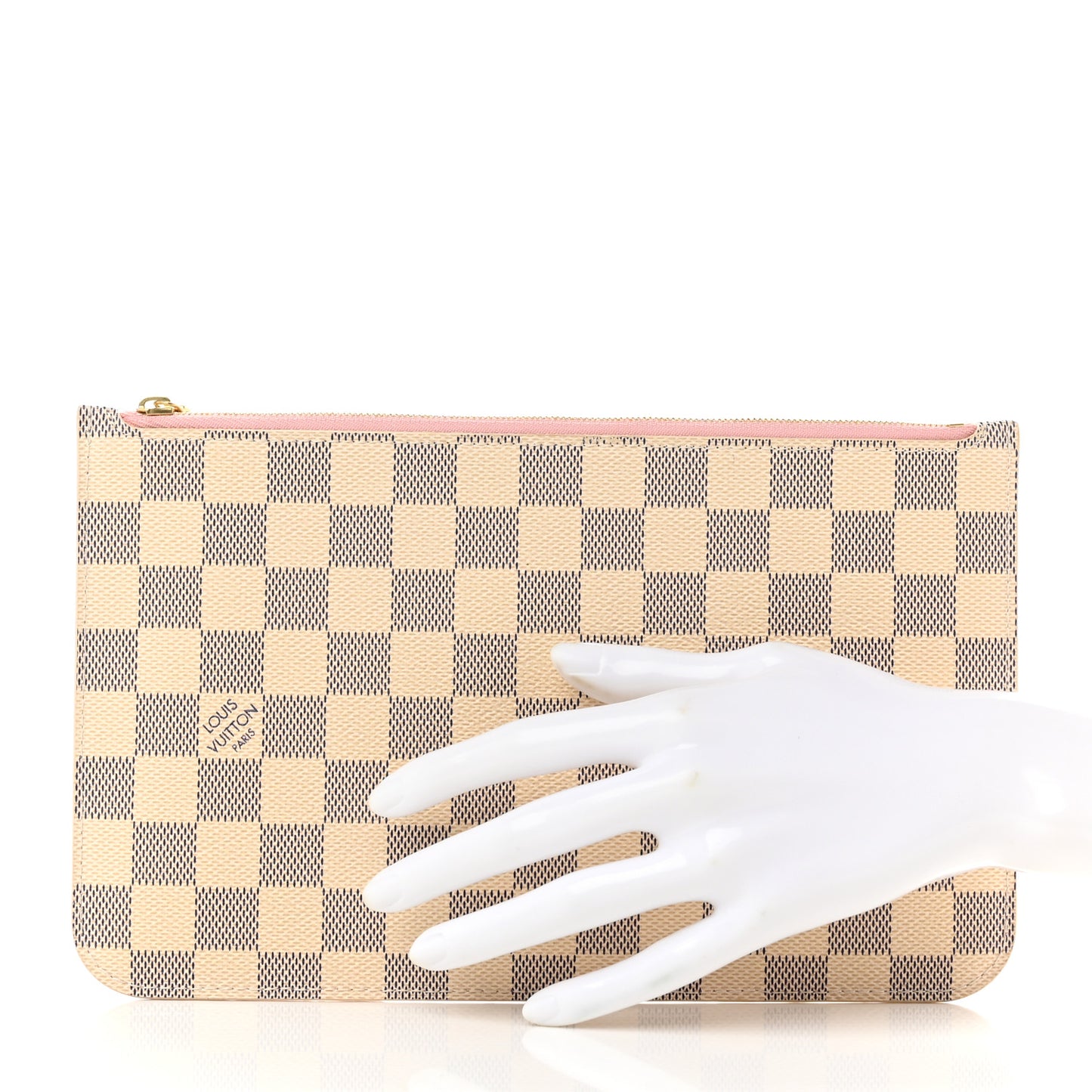 Damier Azur Neverfull MM GM Pochette Rose Ballerine