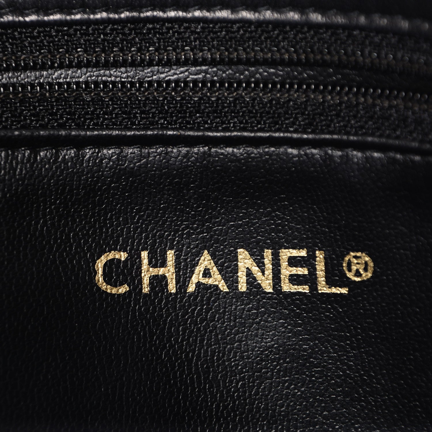 Chanel Lambskin Quilted Shopping Tote Black 8 of 9