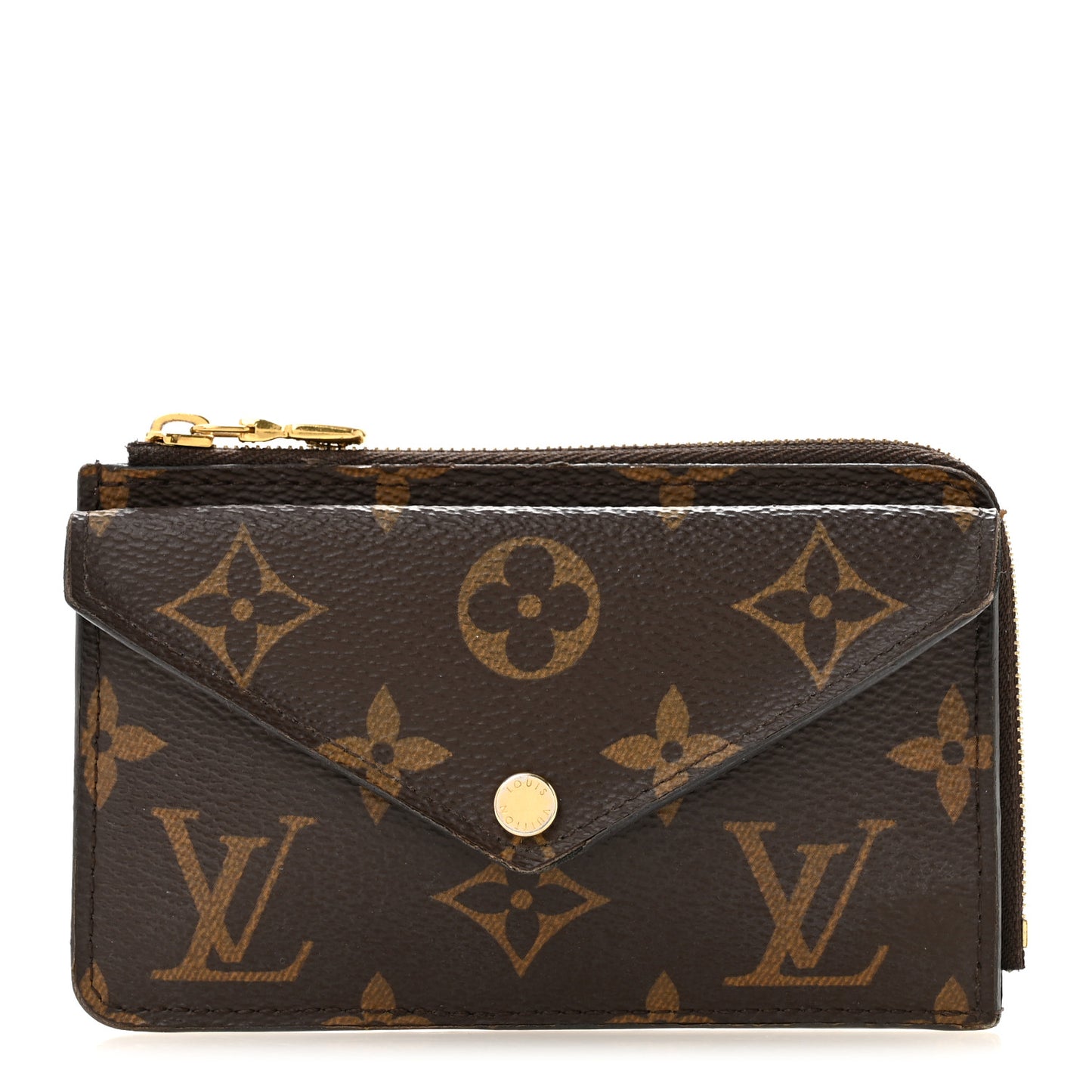 Monogram Recto Verso Card Holder Black