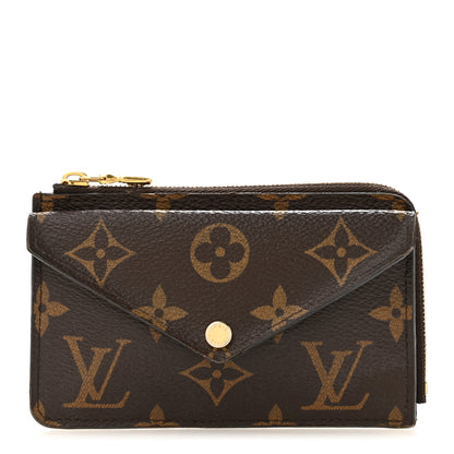 Louis Vuitton Monogram Recto Verso Card Holder Black 1 of 12