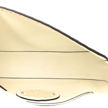 Fendi Cuoio Roma Sellerissima Nappa Sintetica Tape Stitch Baguette Bianco Ice 5 of 10