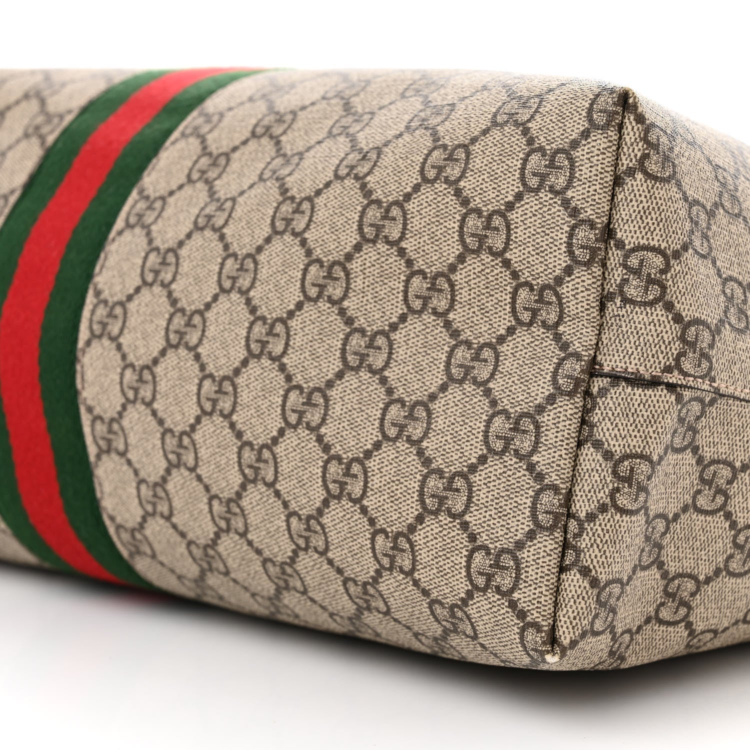 Gucci GG Supreme Monogram Medium Ophidia Shopping Tote Brown 10 of 17