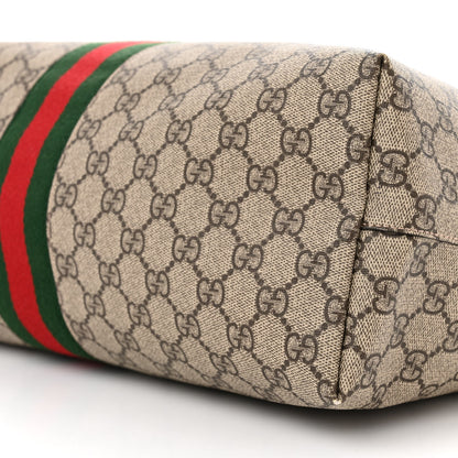 Gucci GG Supreme Monogram Medium Ophidia Shopping Tote Brown 10 of 17