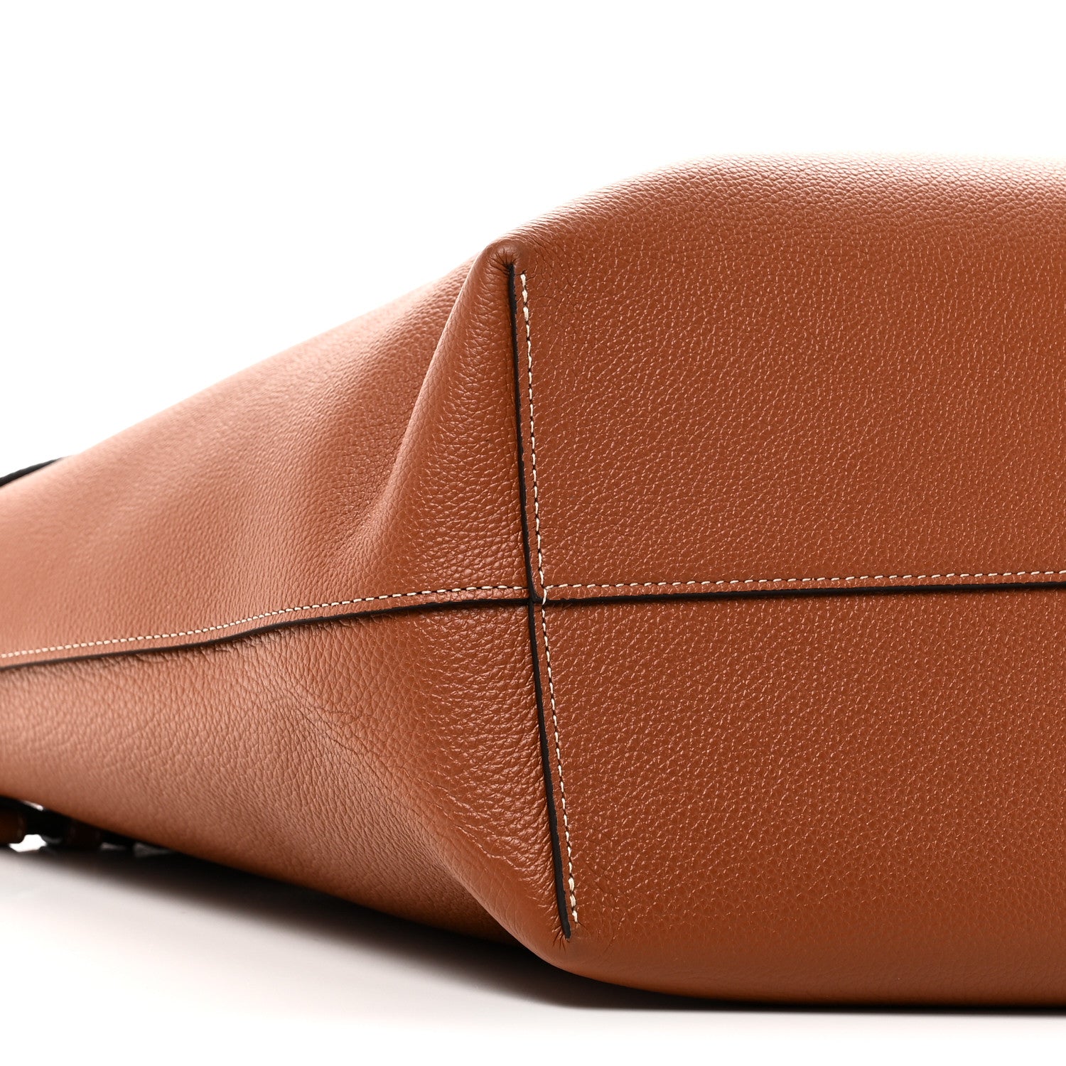 Celine Grained Calfskin Triomphe Medium Cabas Anais Tan 8 of 9