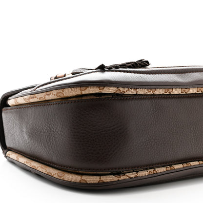 Gucci Monogram Large New Bamboo Top Handle Bag Brown 9 of 10