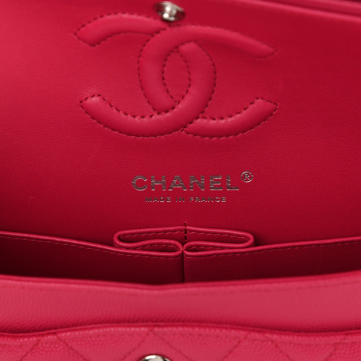 Chanel Caviar Quilted Small Double Flap Dark Pink 6 of 11