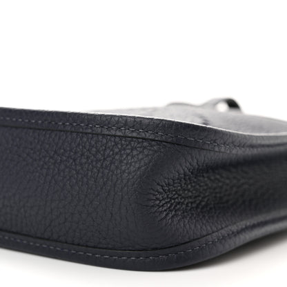 Hermes Taurillon Clemence Evelyne TPM Bleu Obscur 10 of 11