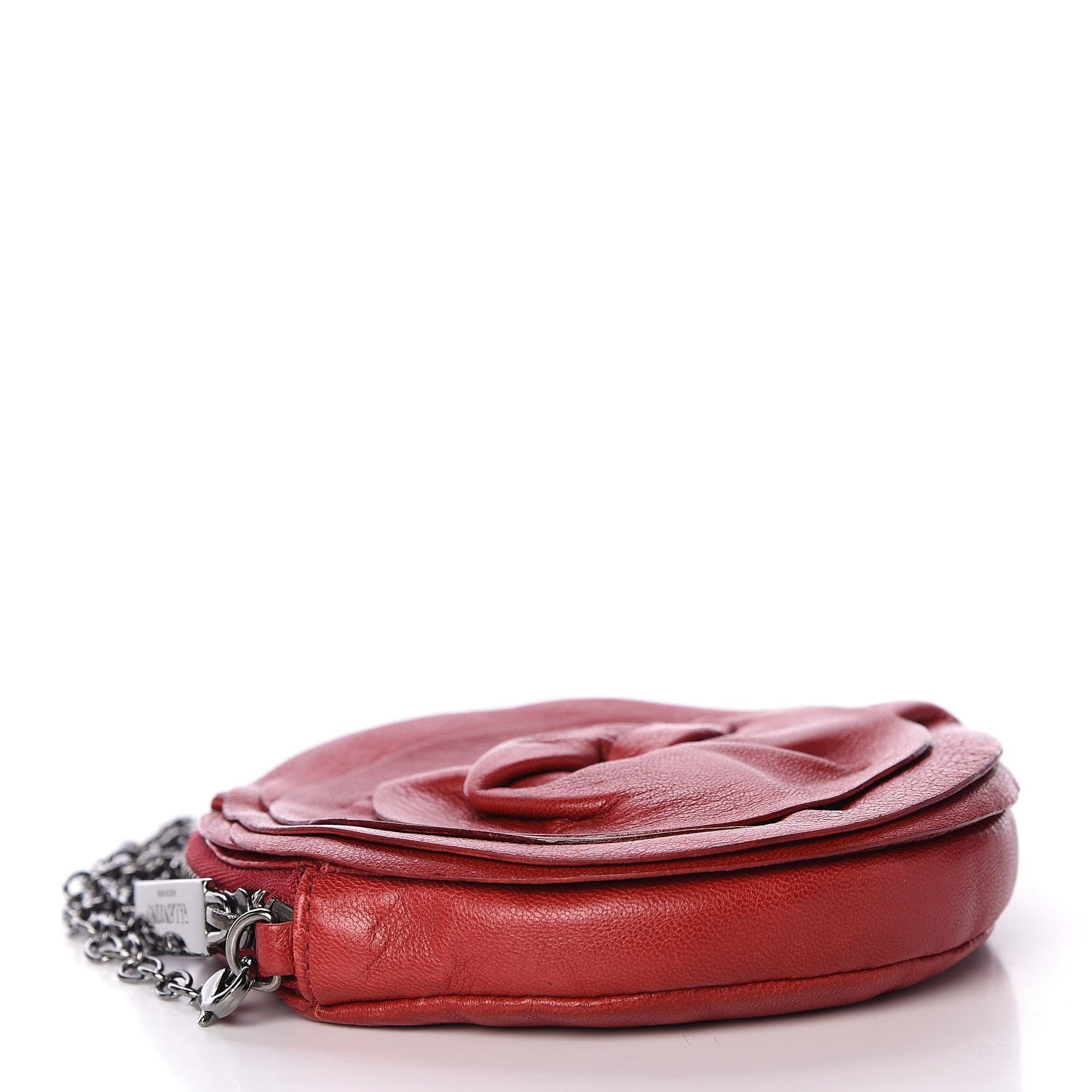 Valentino Garavani Nappa Petale Mini Chain Crossbody Red 6 of 8