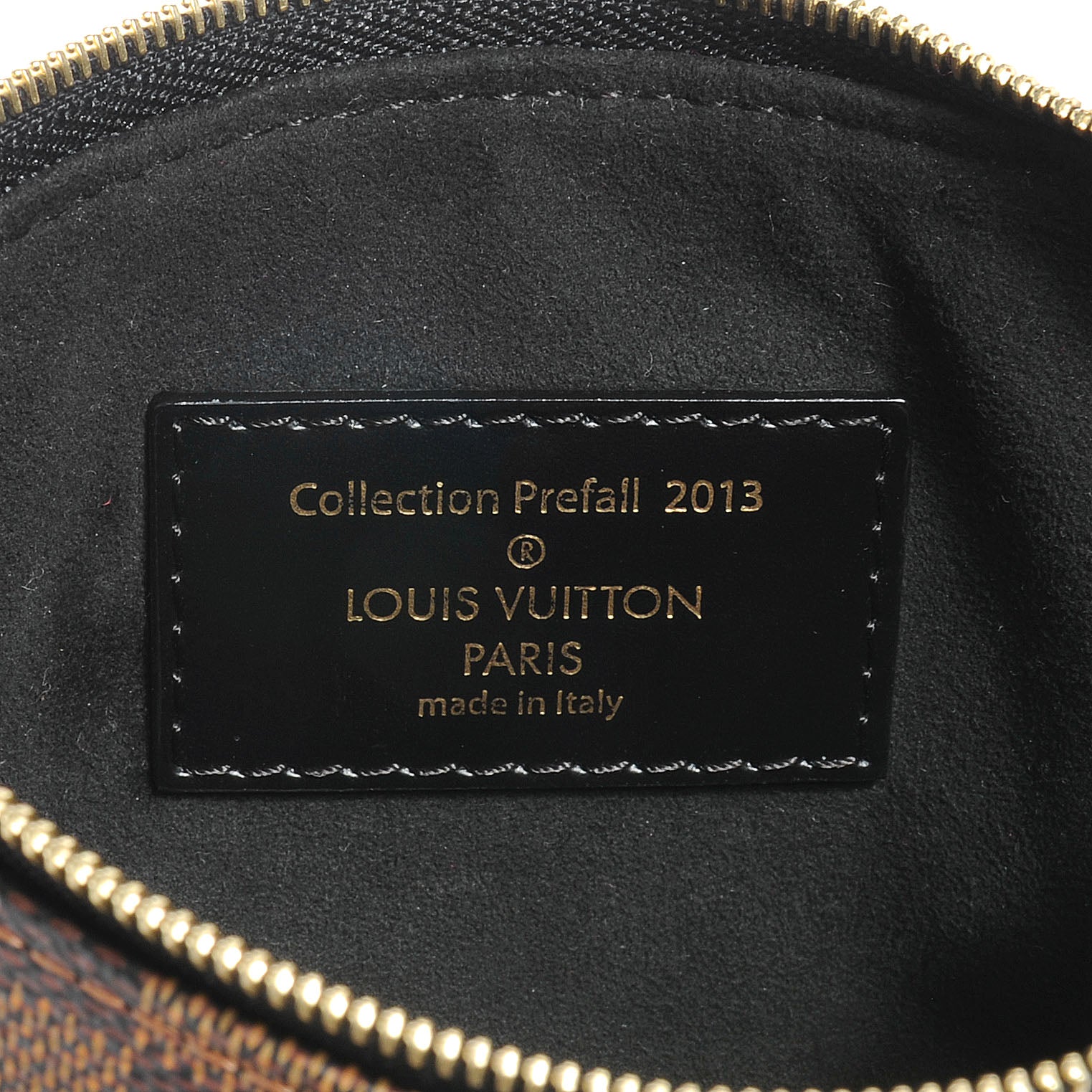 Louis Vuitton Damier Paillettes Mini Pochette Black 4 of 7