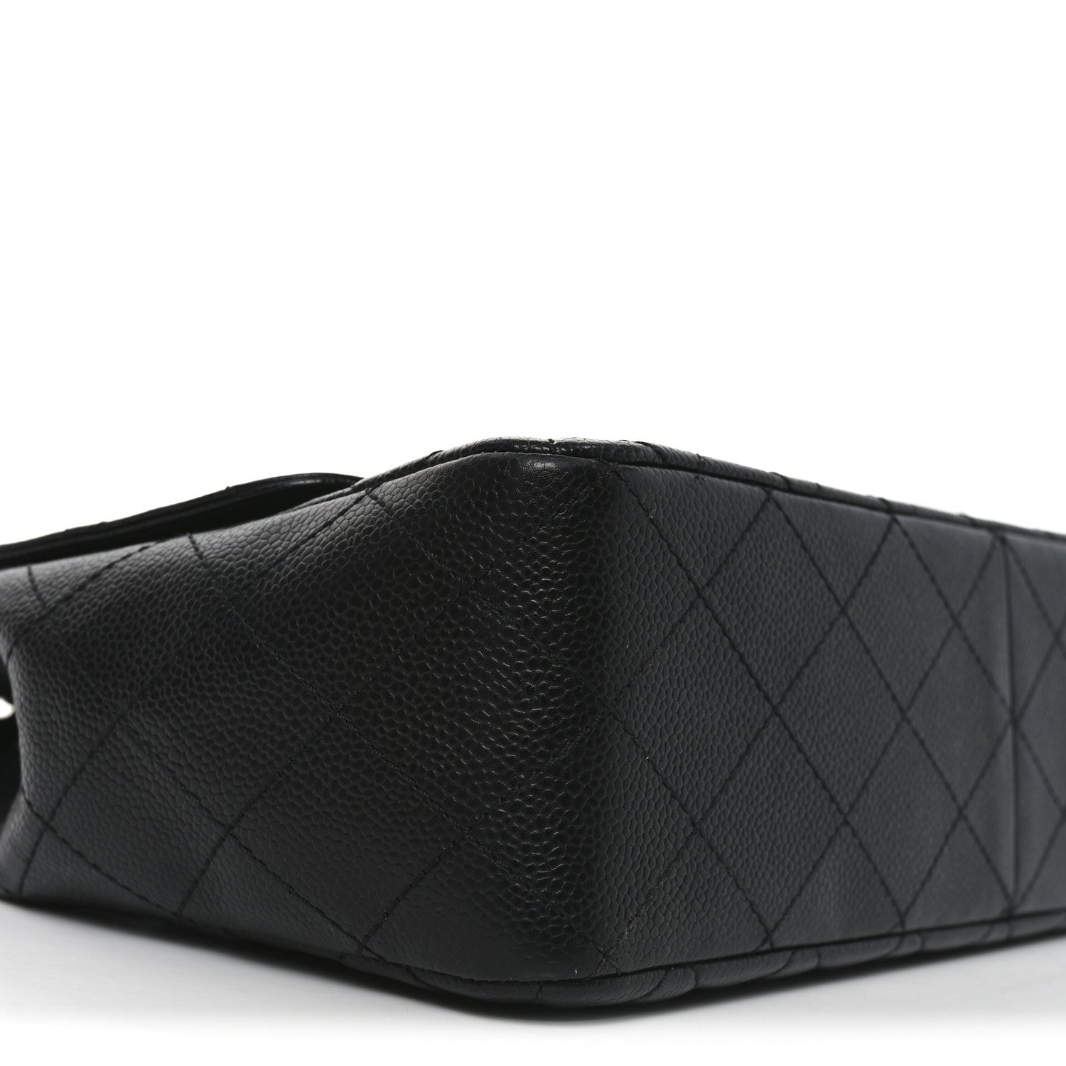 Chanel Caviar Quilted Jumbo Single Flap Black 9 of 10