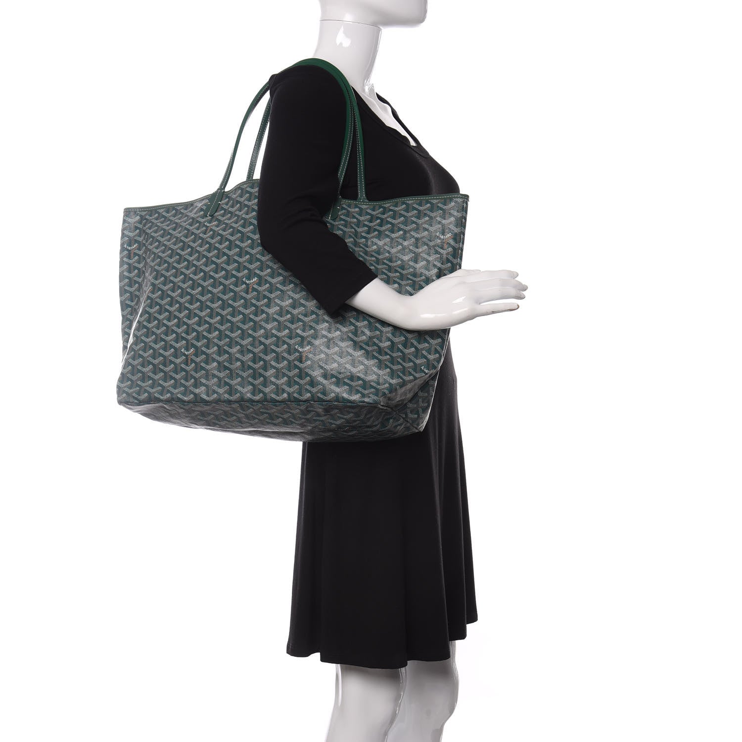 Goyard Goyardine Saint Louis GM Green 2 of 10