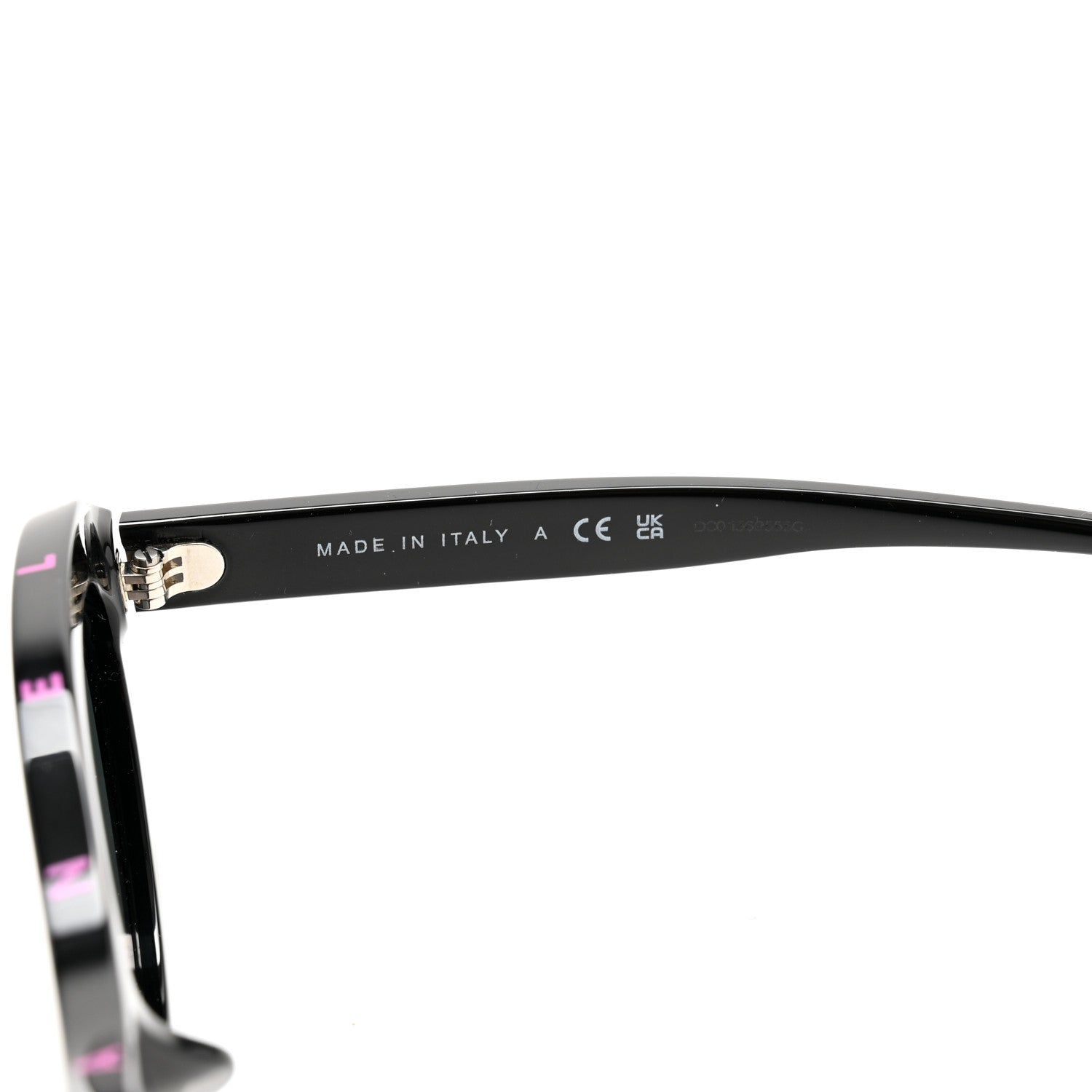 Chanel Acetate Oval Sunglasses 5416-A Black Pink 6 of 8