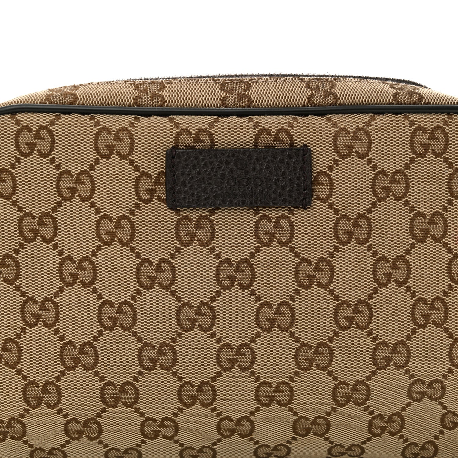 Gucci Monogram Belt Bag Dark Brown 8 of 10